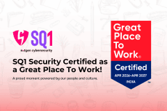 SQ1 Security is Great Place to Work Certified®