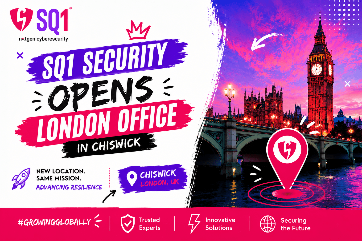 SQ1 Security expands globally with new London office